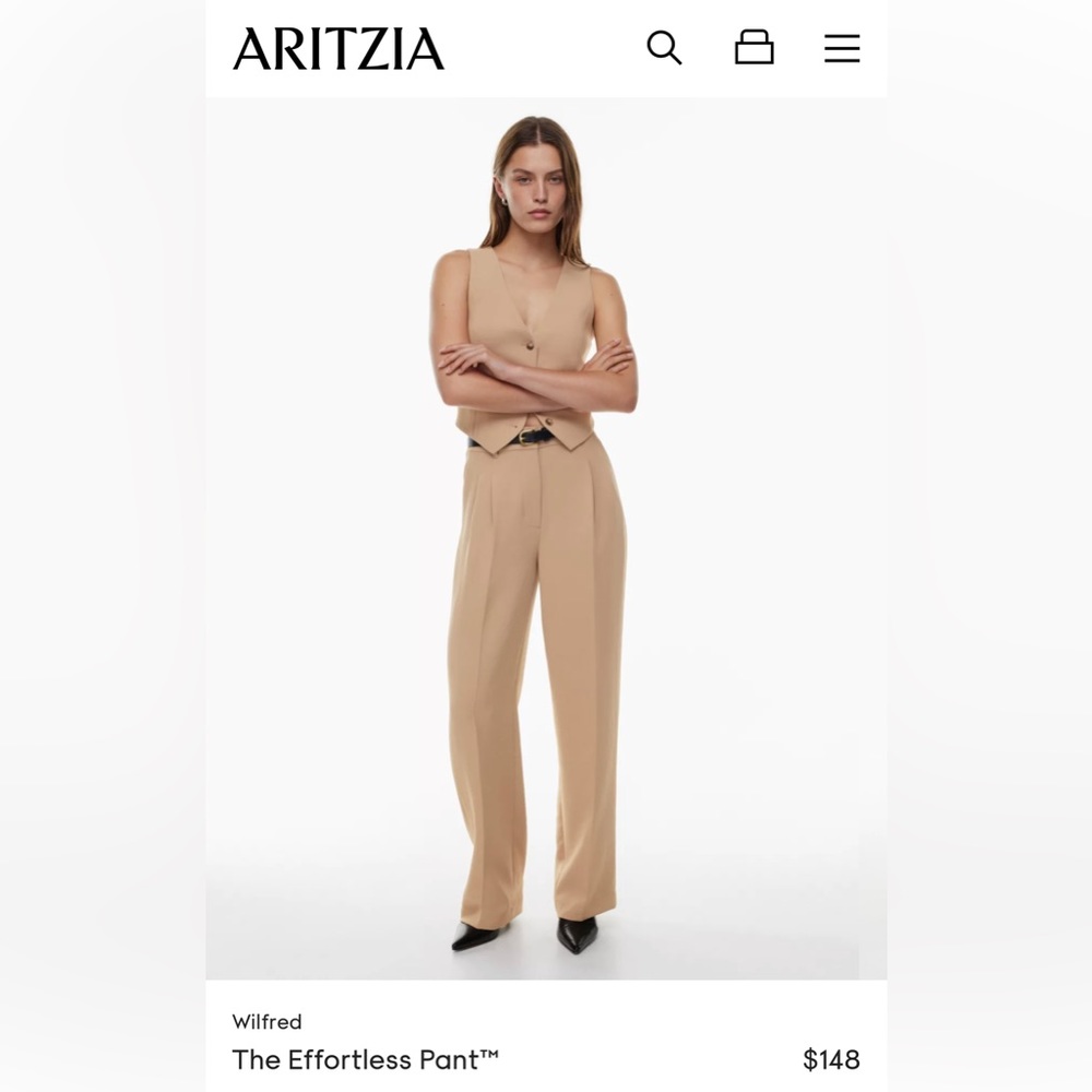 Aritzia Wilfred “The Effortless Pants”